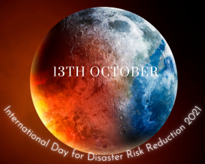 earth image with text of International Day for Disaster Risk Reduction