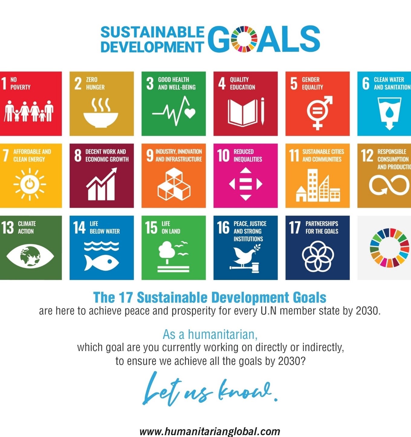 The 17 Sustainable Development Goals