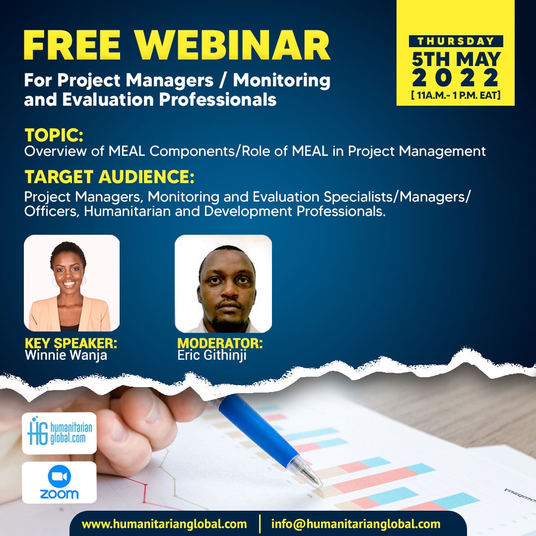 FREE Webinar for Project Managers / Monitoring and Evaluation Professionals