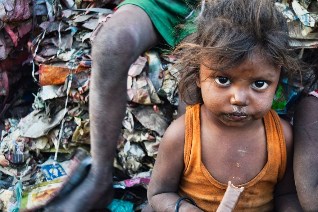 a child facing hunger